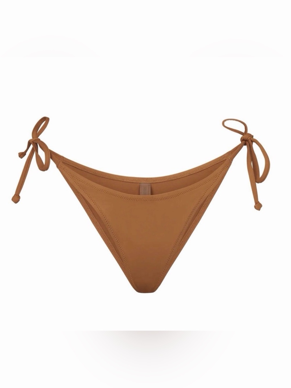 SKIMS Recycled Swim Dippy Tie Bottoms - NWT - Almond - S - Picture 2 of 6